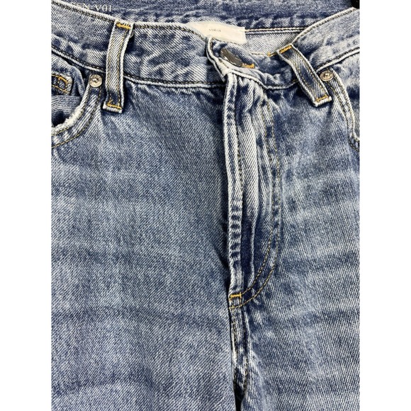 VIAVIA Made in Italy 100% Cotton Wide Leg Jeans Blue Size 25 - Picture 3 of 14